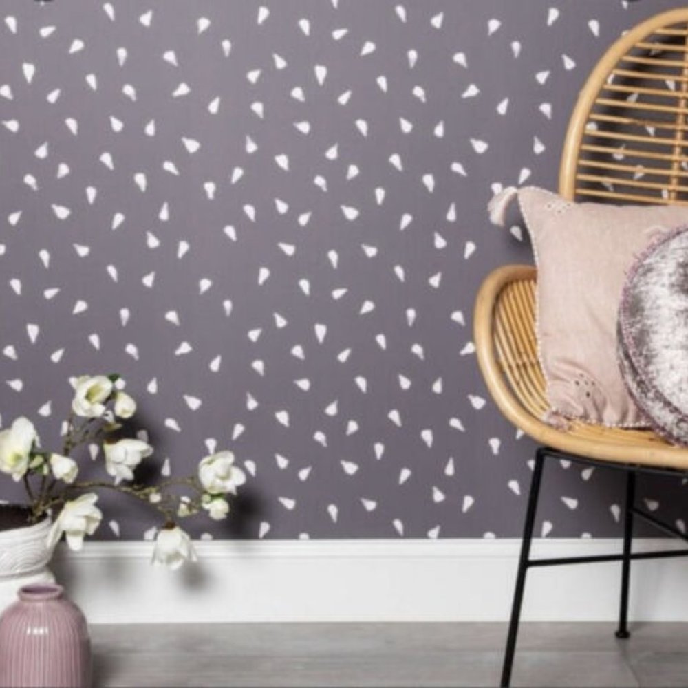 Opalhouse - Leaves Removable Wallpaper Gray New